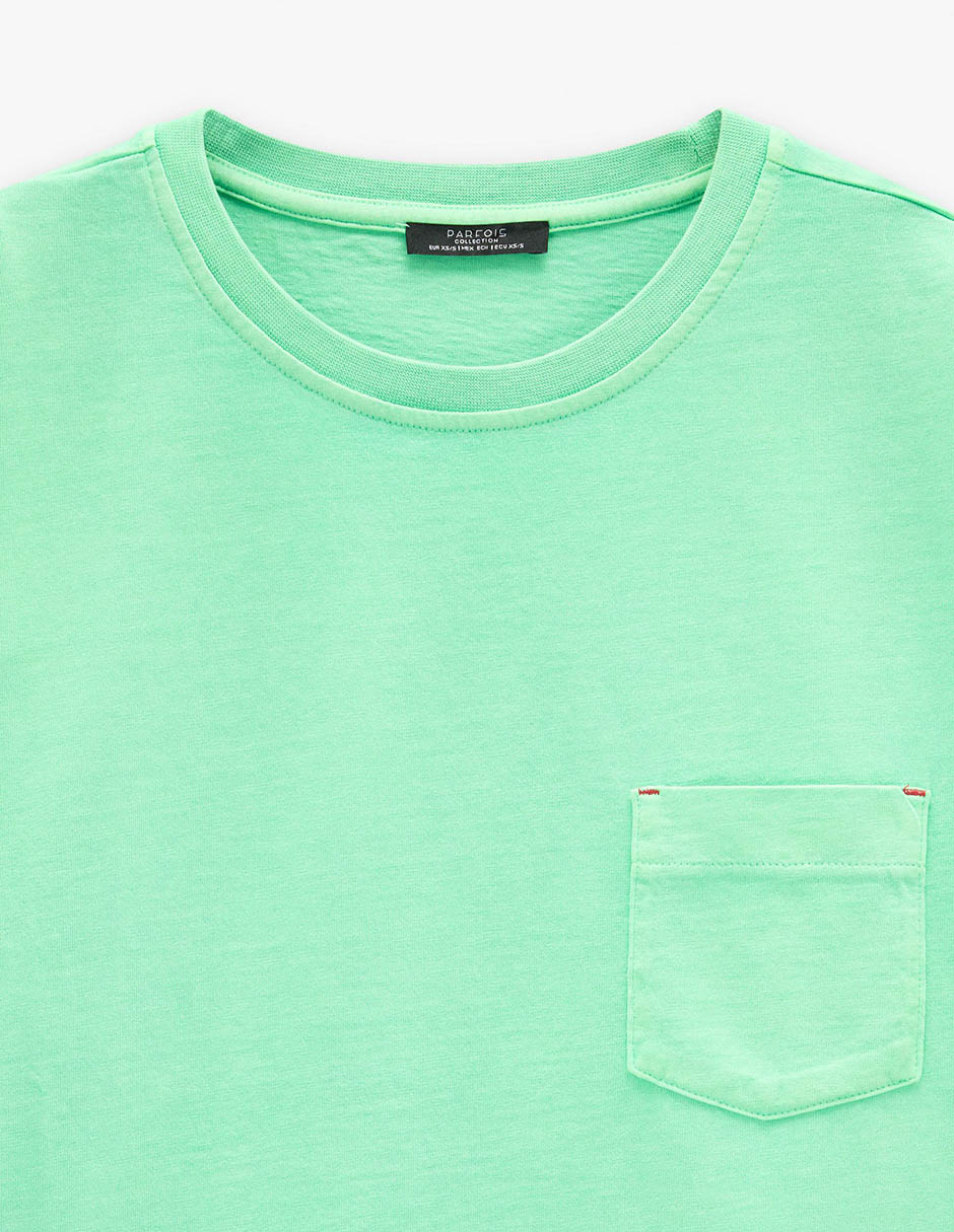 Playera manga corta t display cuello redondo para mujer 5