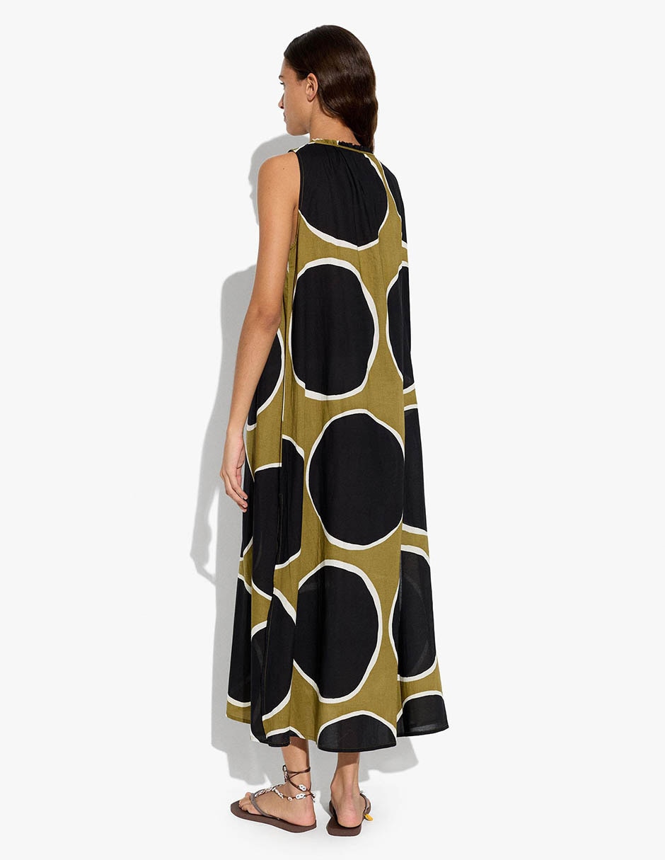 Vestido Largo Casual T DISPLAY 2 JUNHO para mujer 2