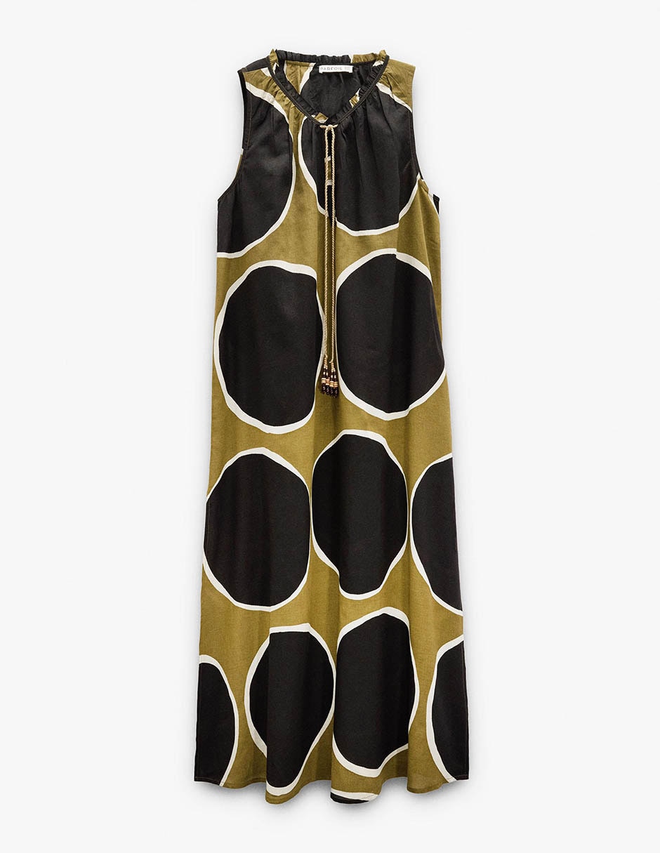 Vestido Largo Casual T DISPLAY 2 JUNHO para mujer 4