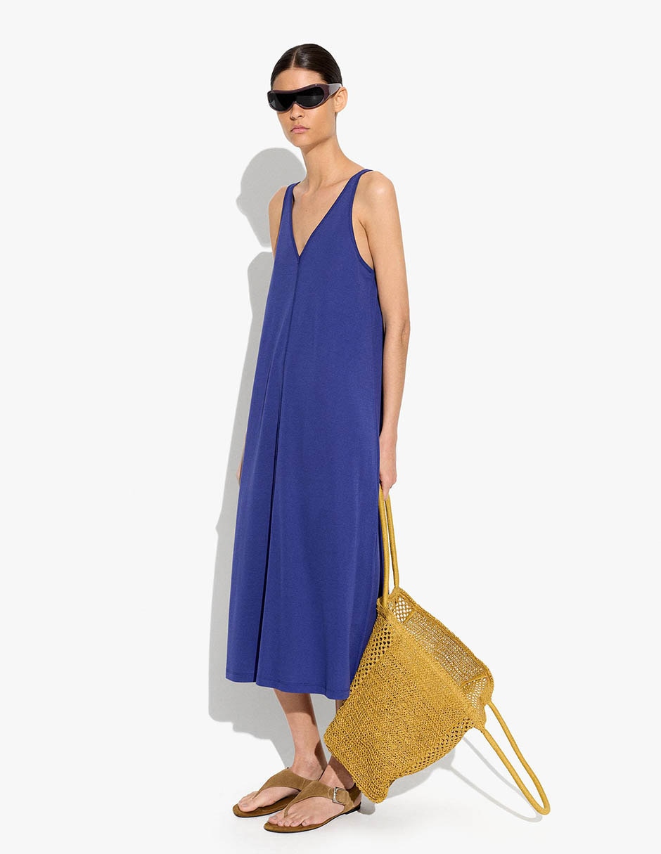 Vestido Largo Casual T DISPLAY 1 JUNE para mujer 4