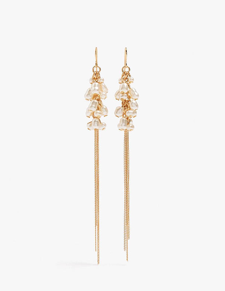 Arete Golden delicates de zinc con acabado mate