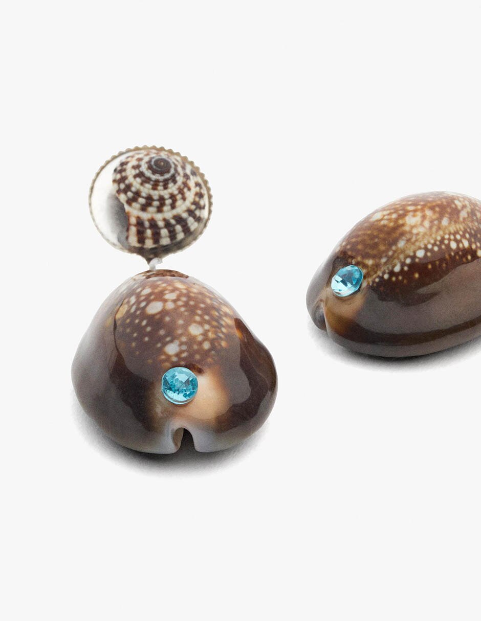 Aretes mare con acabado mate 2
