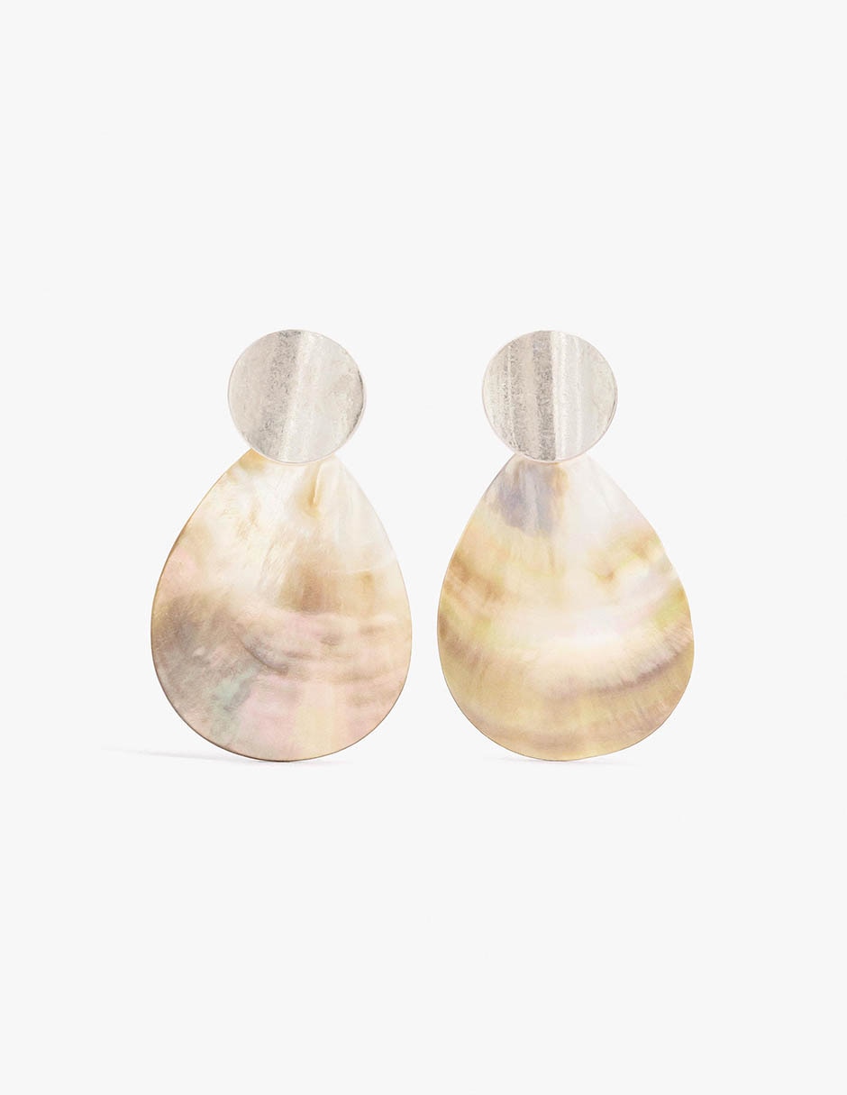 Aretes Mare con acabado mate