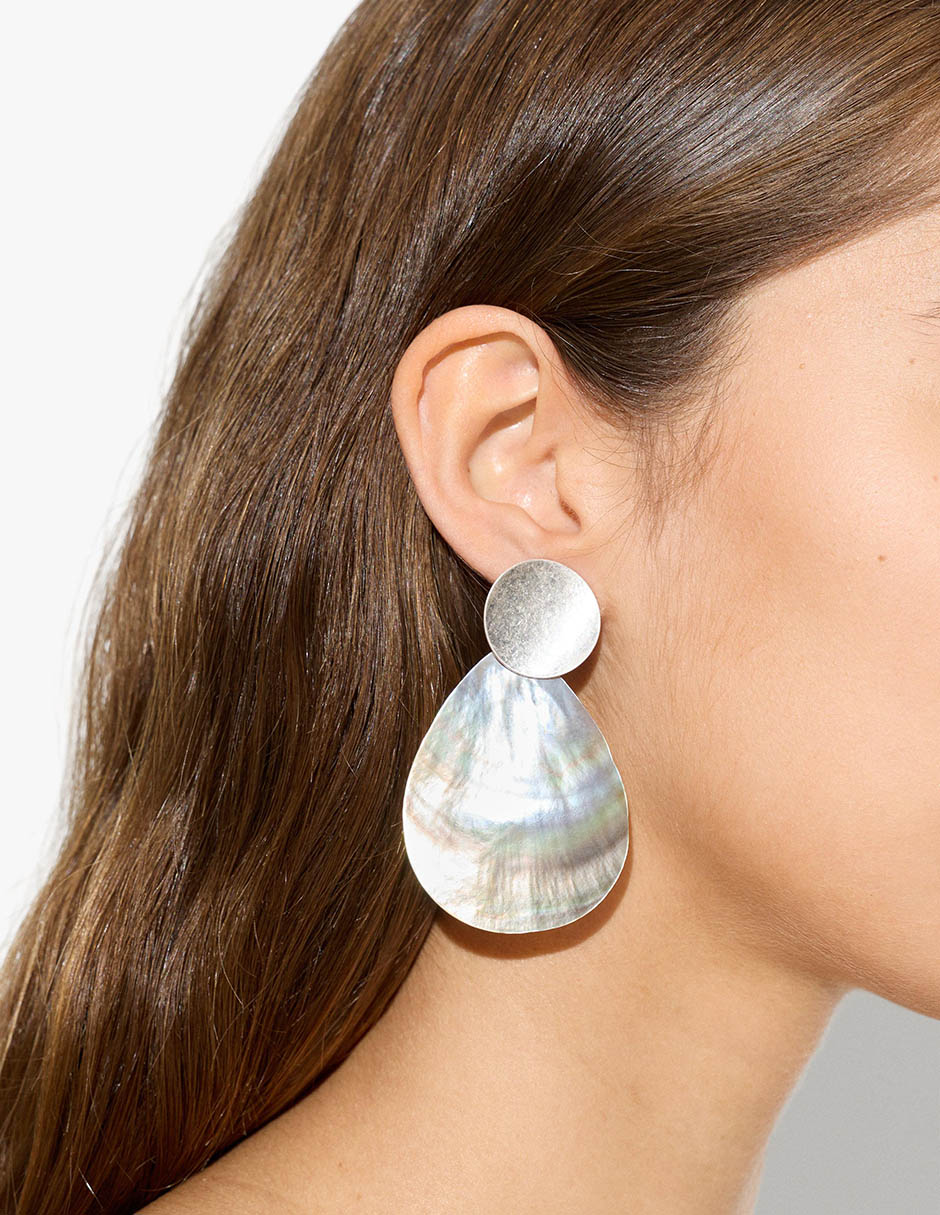 Aretes Mare con acabado mate 3