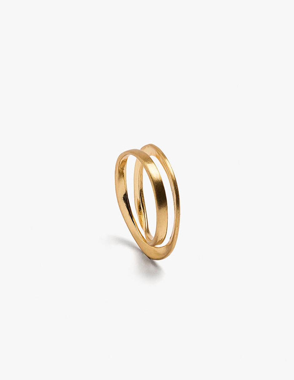 Anillo golden delicates de latón 2
