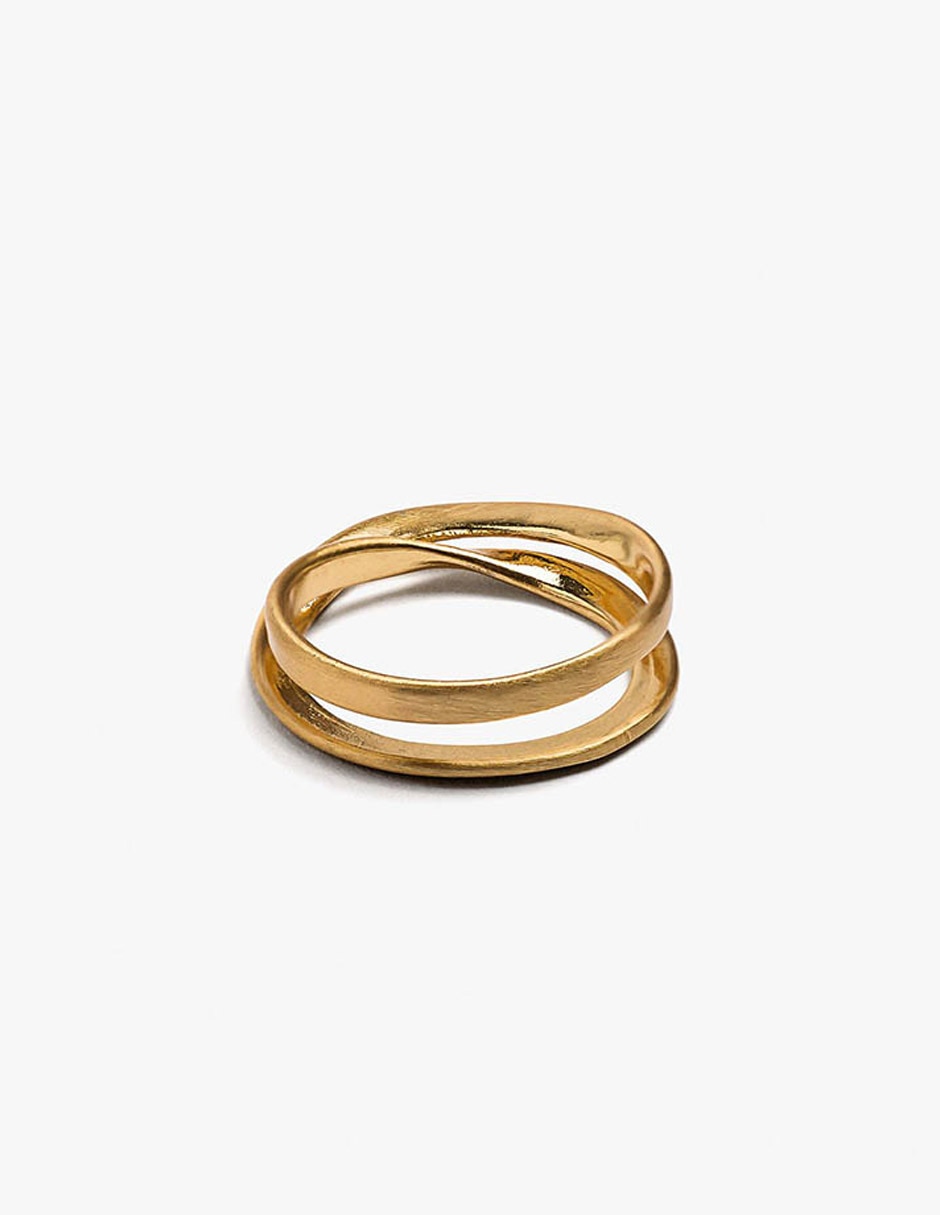 Anillo golden delicates de latón 3