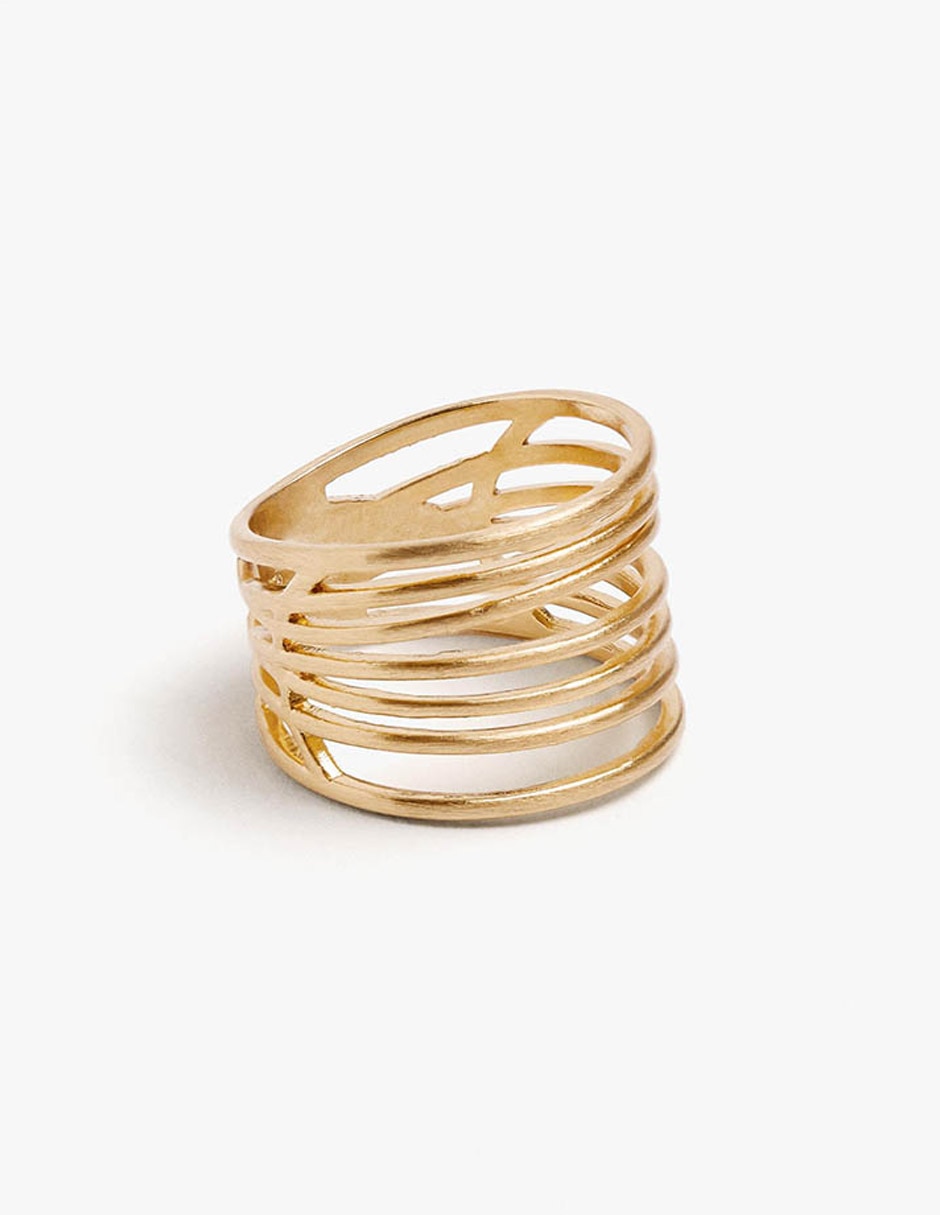 Anillo golden delicates de latón 3