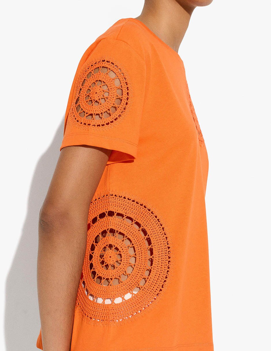 Playera manga corta paris junho cuello redondo para mujer 5