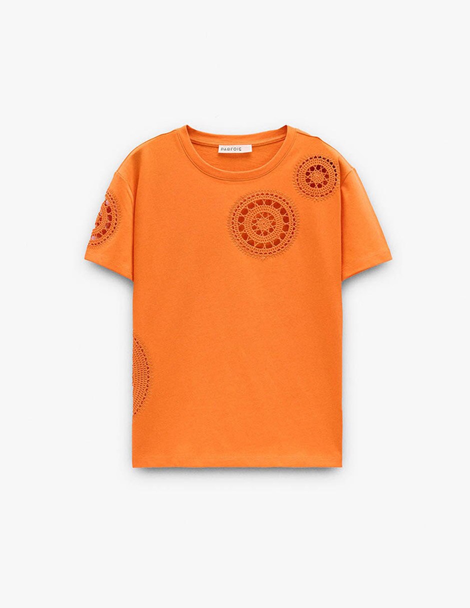 Playera manga corta paris junho cuello redondo para mujer 9