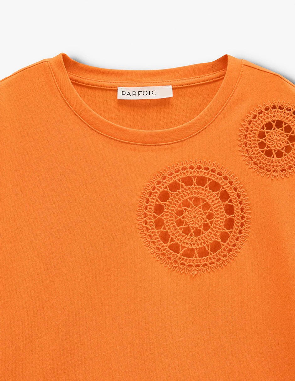 Playera manga corta paris junho cuello redondo para mujer 10