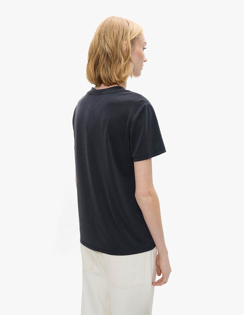 Playera manga corta permanent cuello redondo para mujer 2