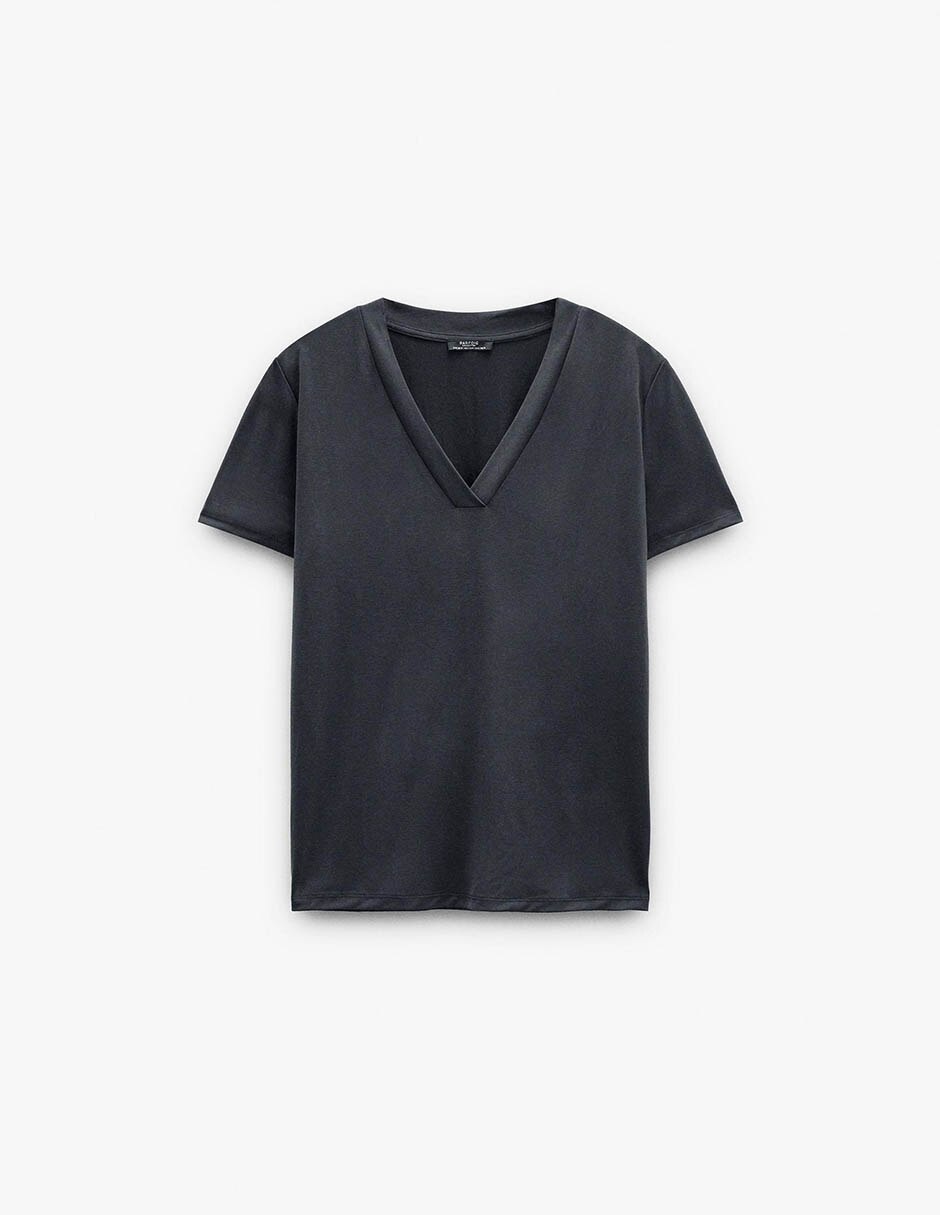 Playera manga corta permanent cuello redondo para mujer 5