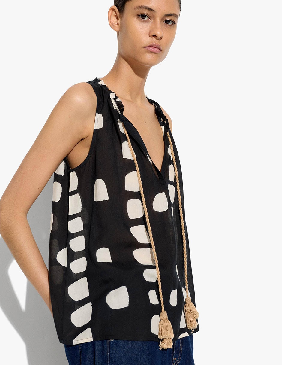 Top cuello V 3