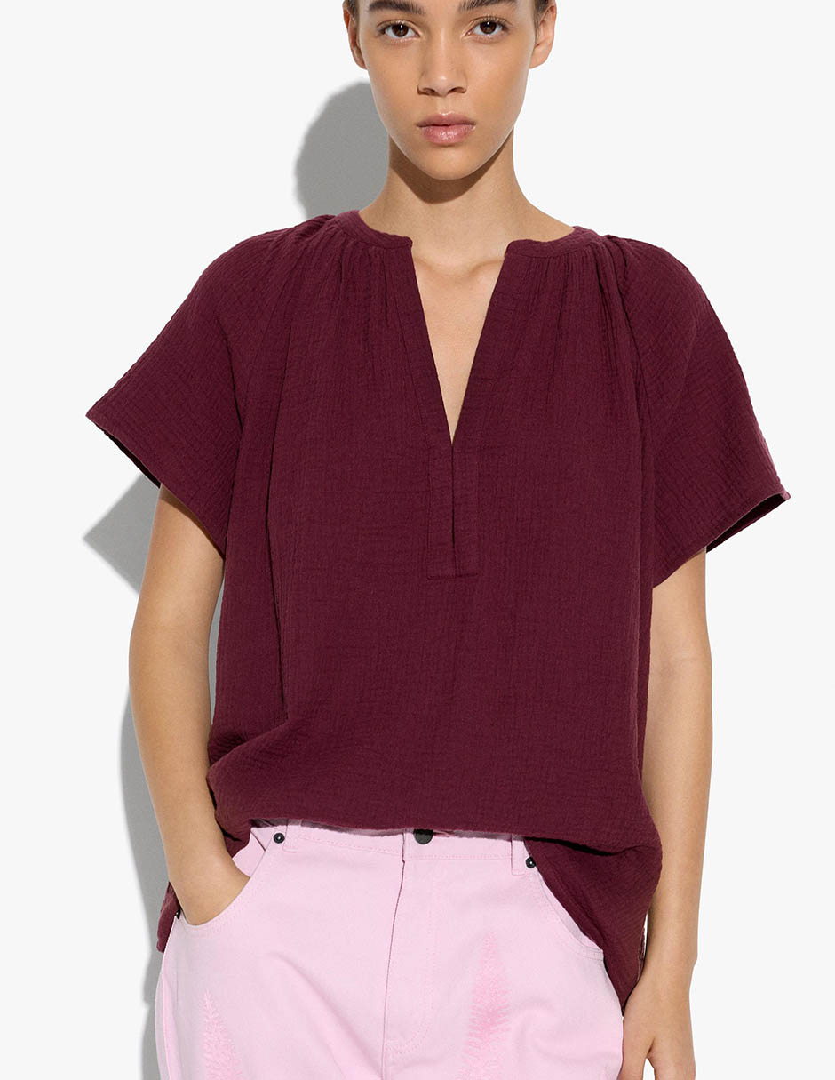 Camisa/Sobrecamisa de Algodón manga Sin manga para mujer Camisa/Sobrecamisa de Algodón manga Sin manga para mujer