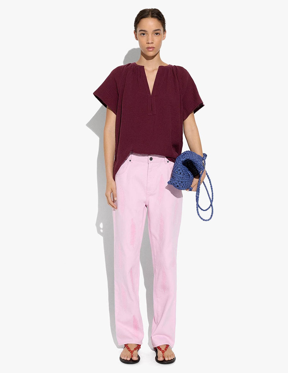 Camisa de algodón para mujer 6