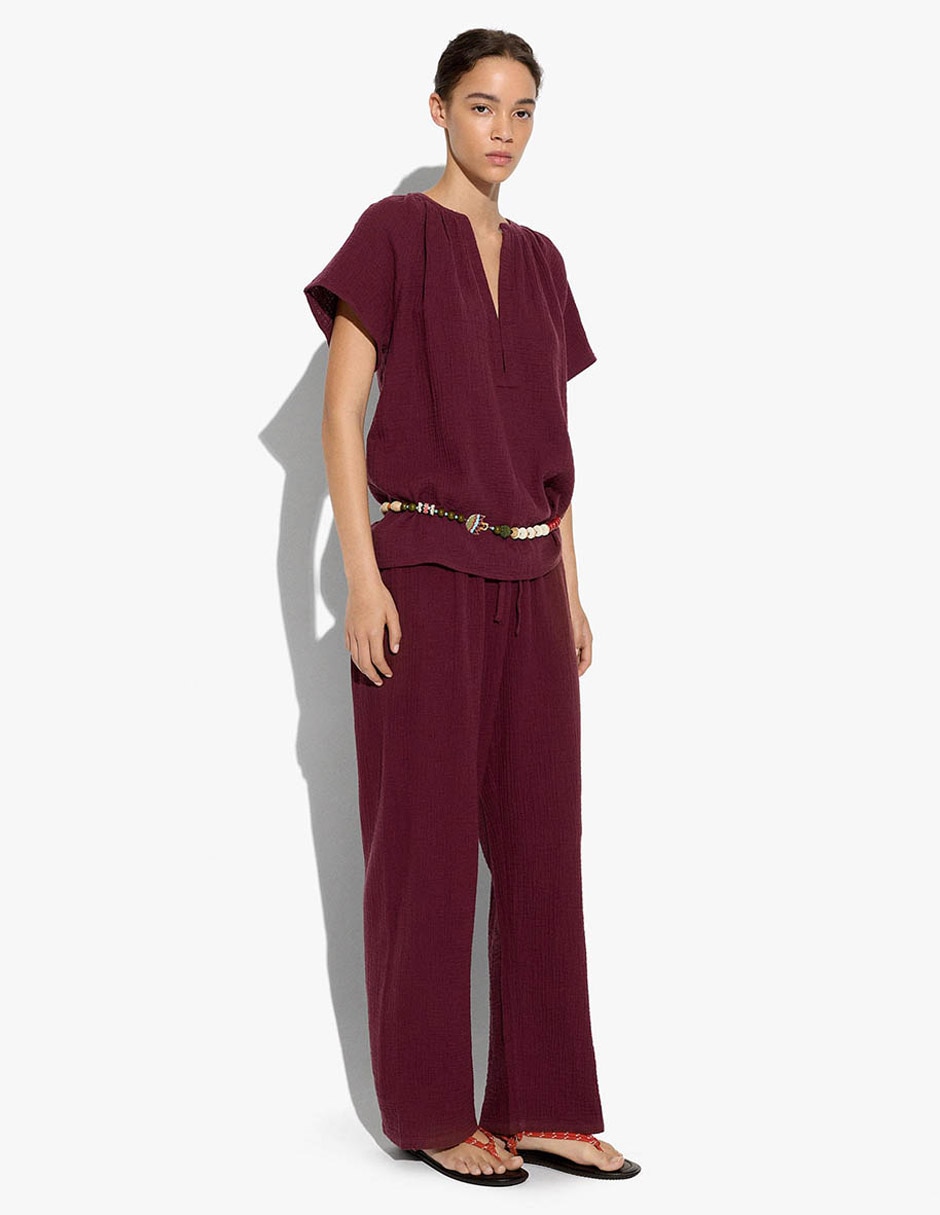 Camisa de algodón para mujer 10