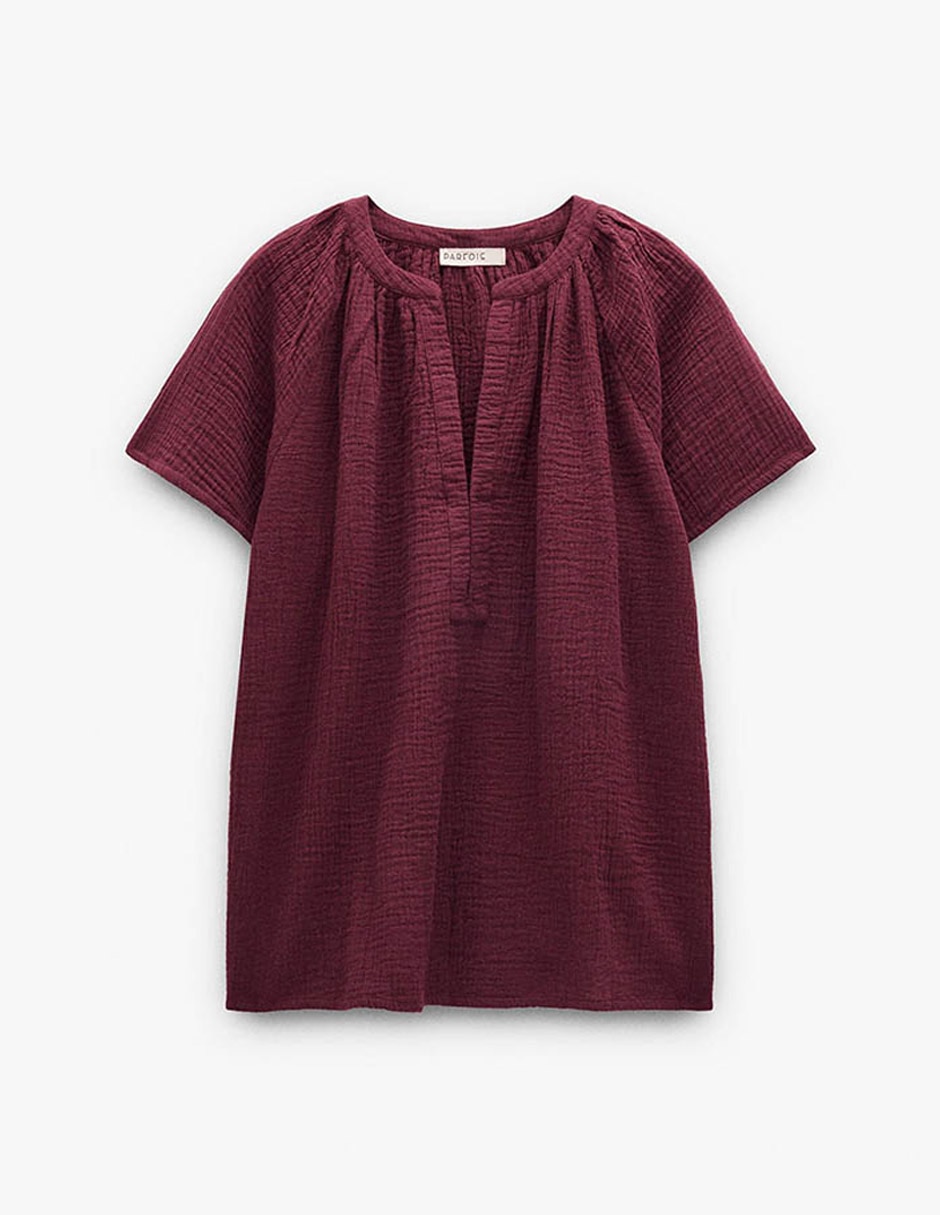 Camisa de algodón para mujer 12