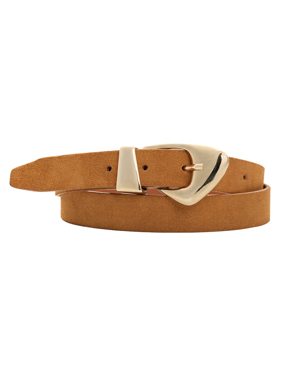 Cinturón de piel bovino para mujer