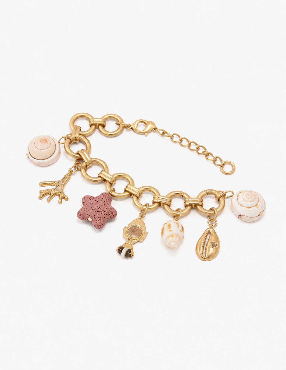 Pulsera con golden basics 3