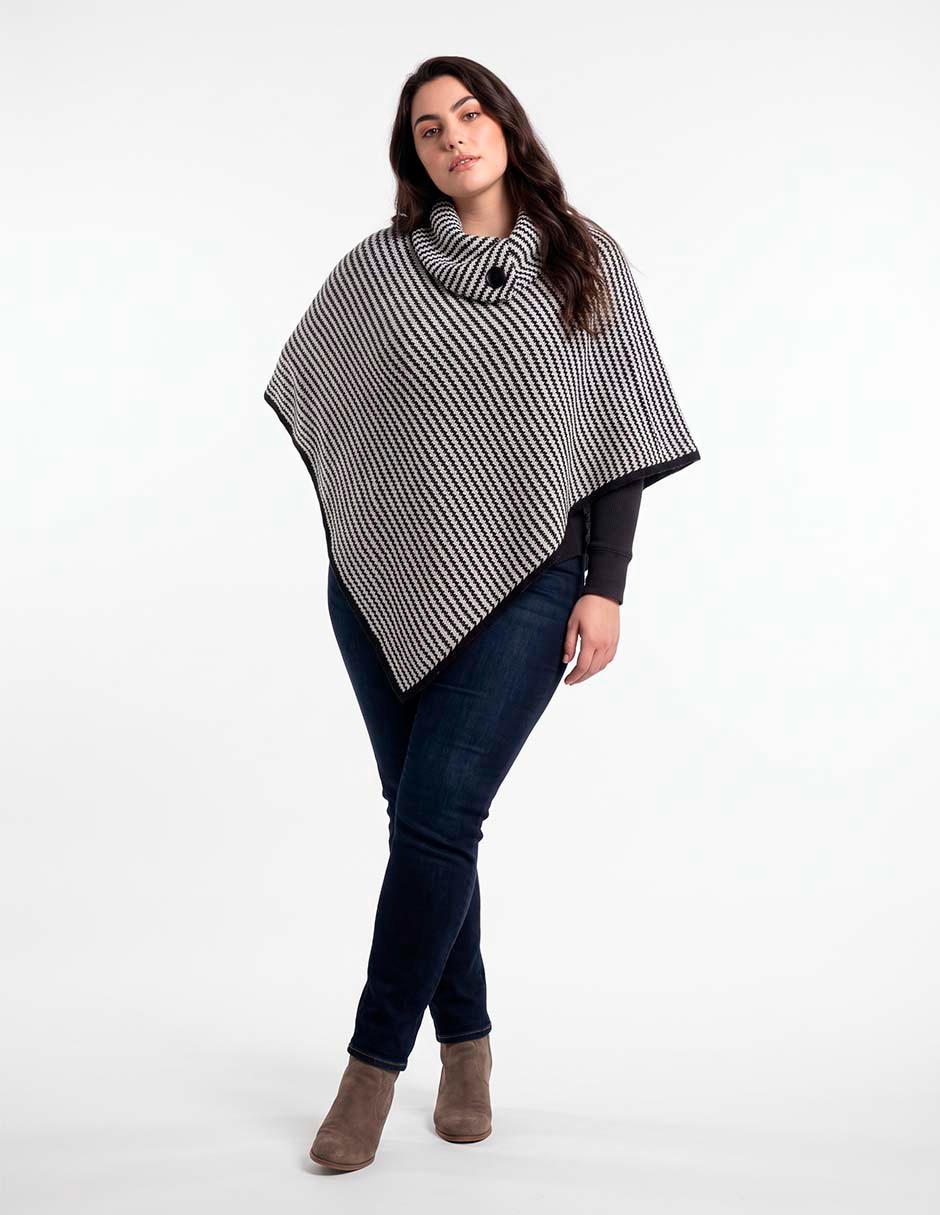 Capa/poncho/kimono para mujer