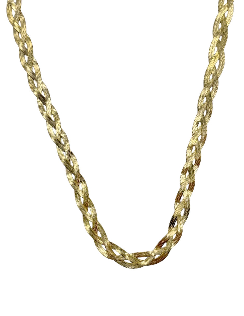 Collar de entrelazado de metal