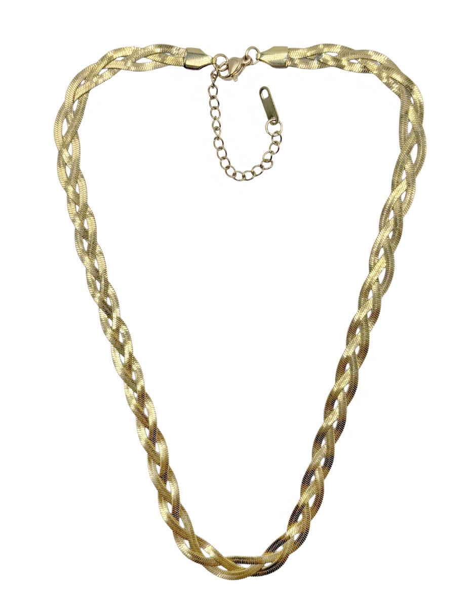 Collar de entrelazado de metal 4