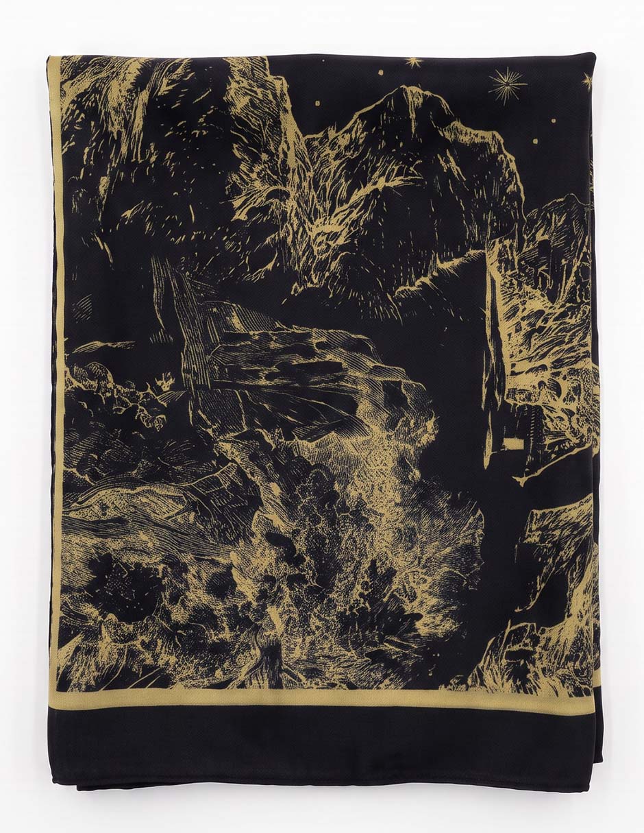 Pashmina con estampado gráfico para mujer 3