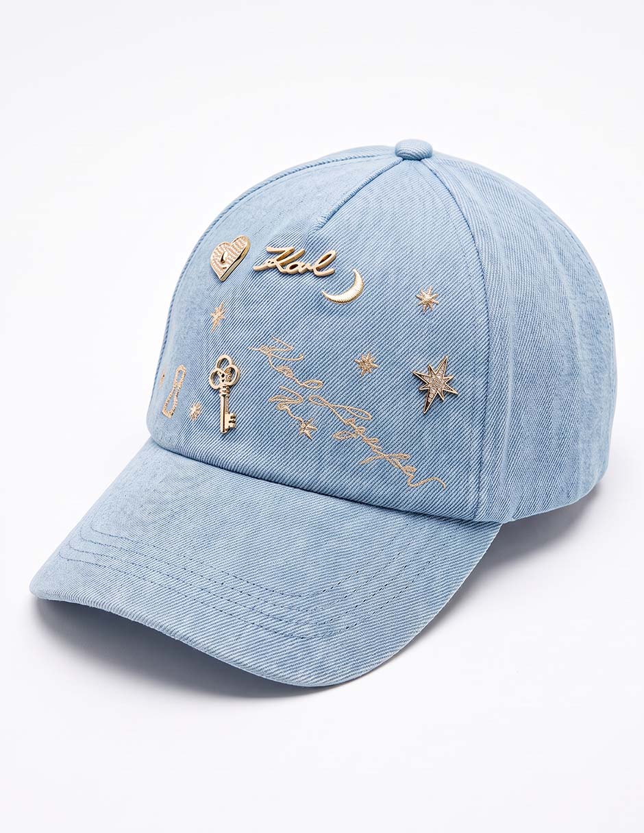 Gorra visera curva broche para mujer 4
