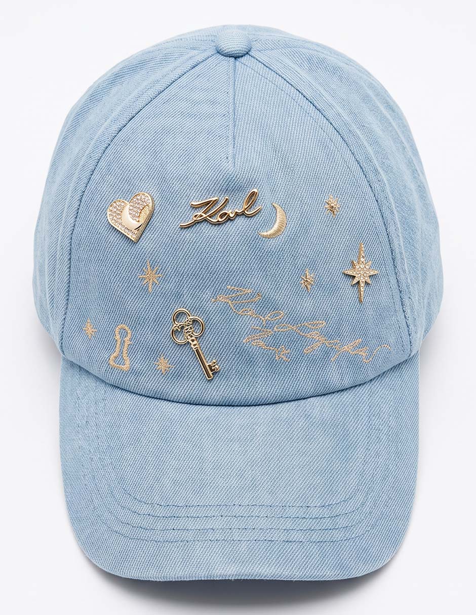 Gorra visera curva broche para mujer 3