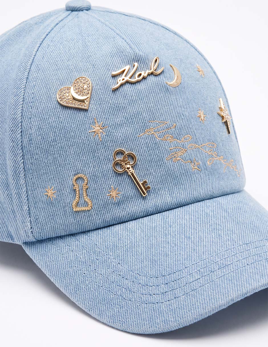 Gorra visera curva broche para mujer 2