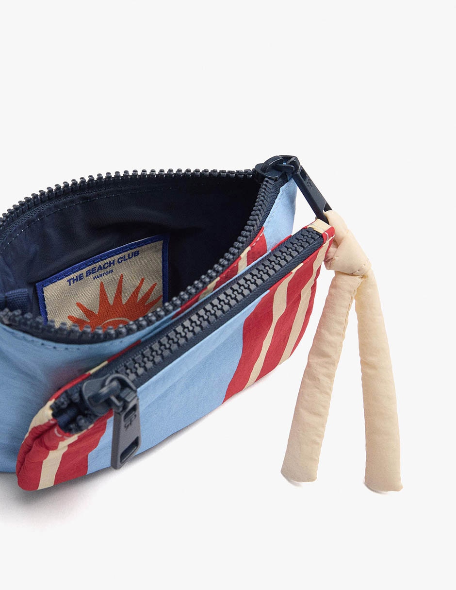 Bolsa carry all de mezcla de materiales para mujer 4
