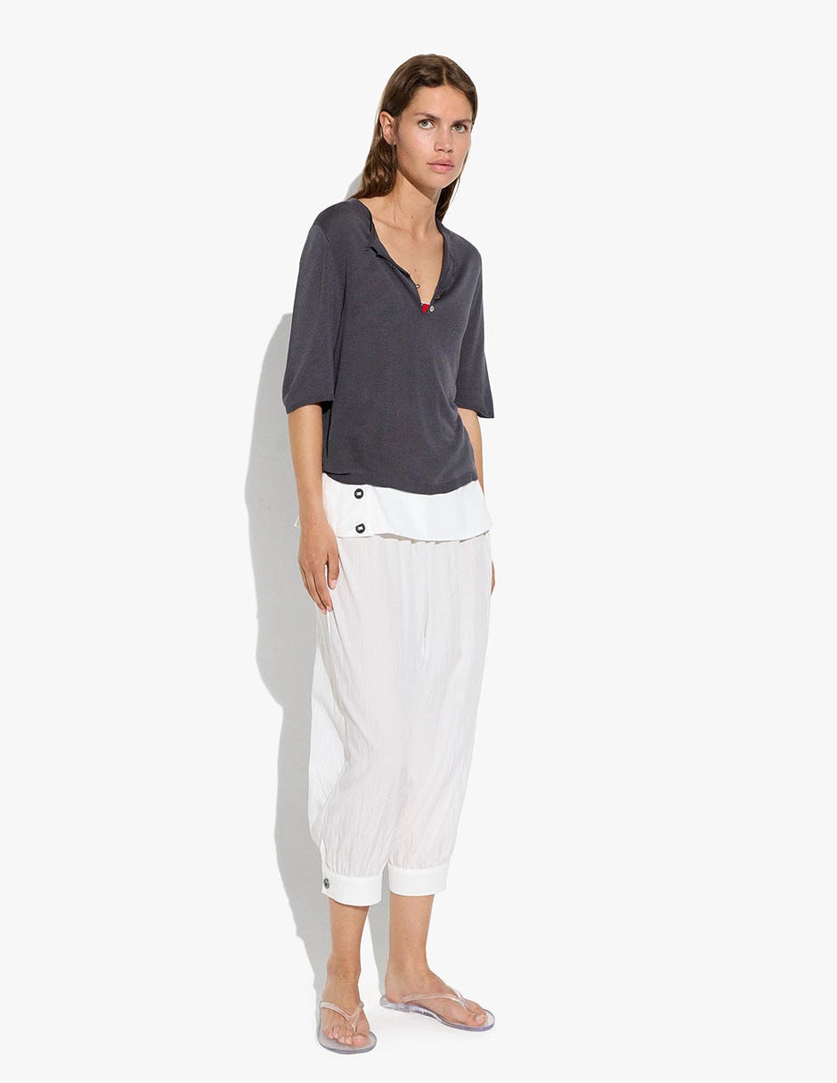 Suéter cuello redondo para mujer 3