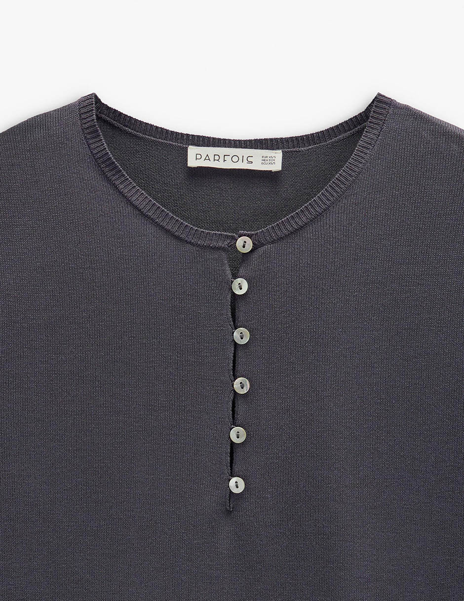 Suéter cuello redondo para mujer 6