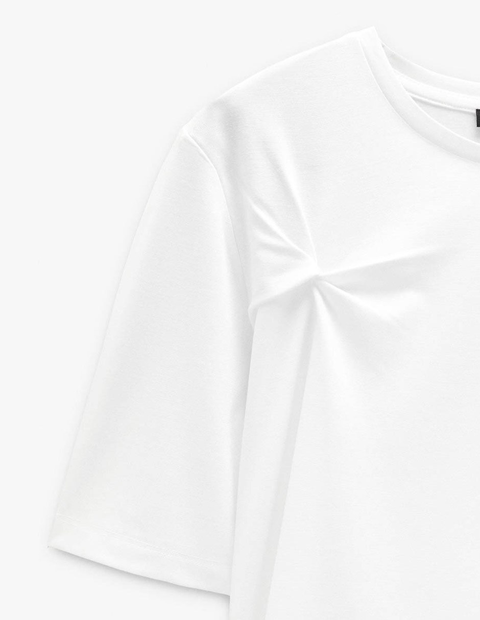 Playera cuello redondo para mujer 7