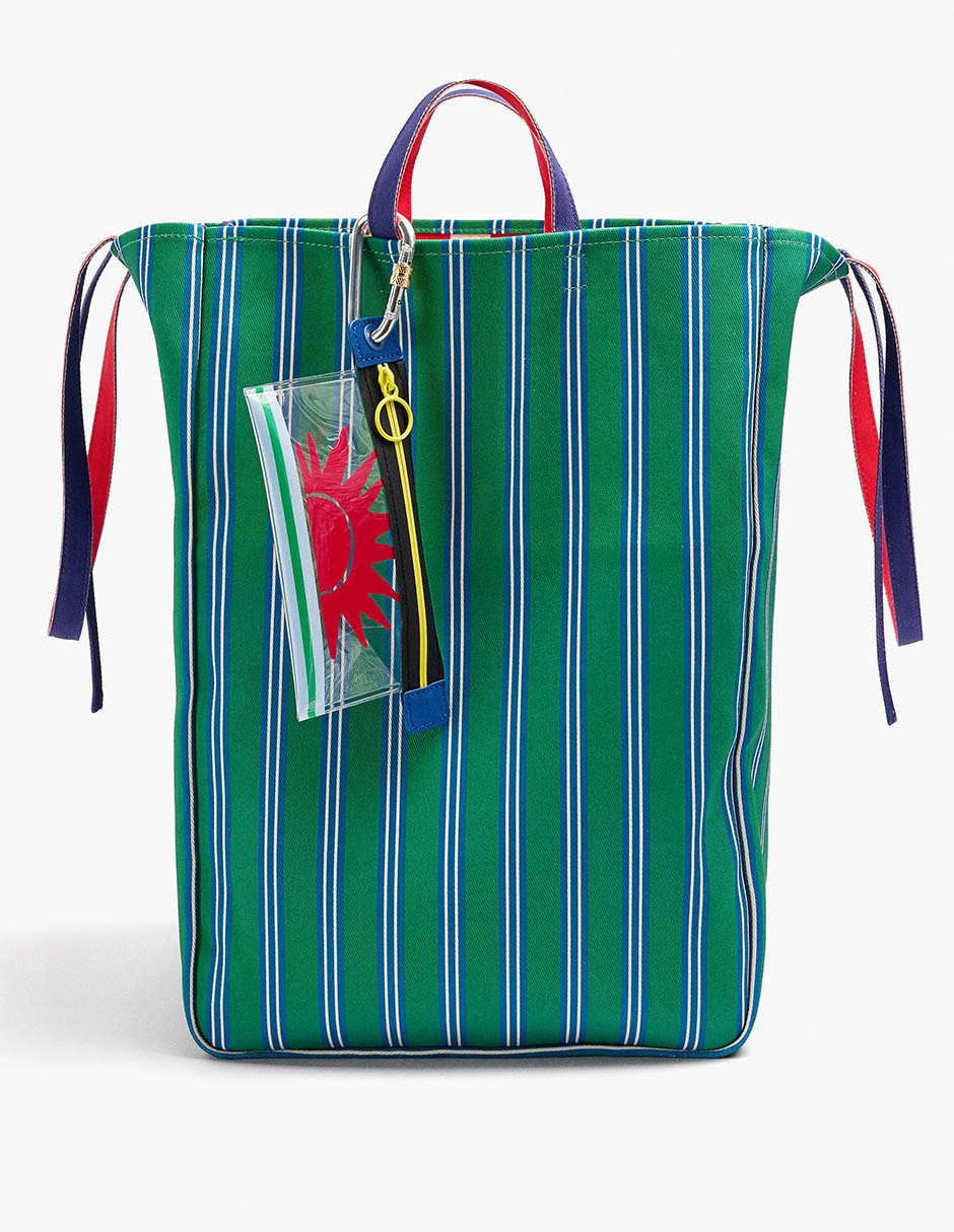 Bolsa shopper de algodón para mujer