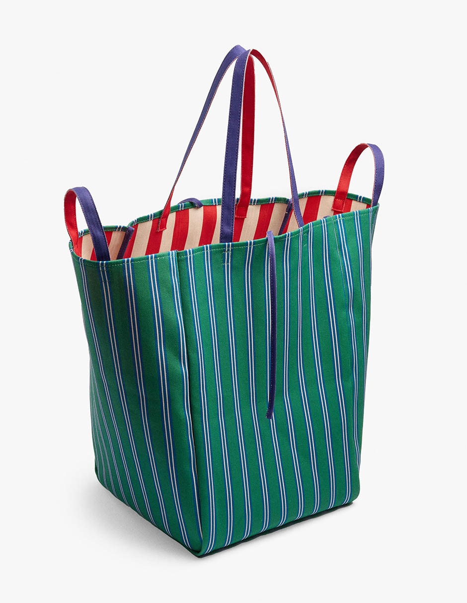 Bolsa shopper de algodón para mujer 4