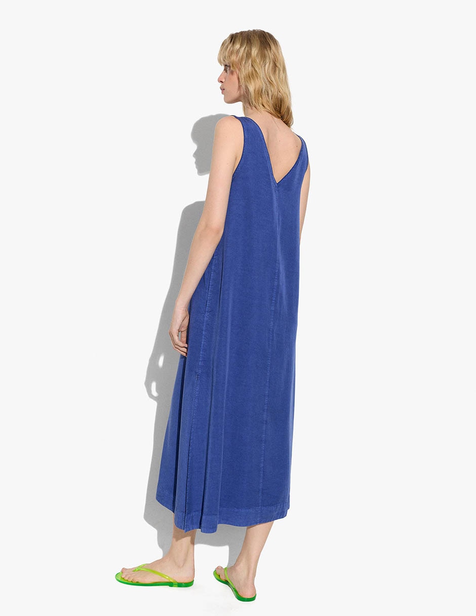 Vestido midi casual para mujer