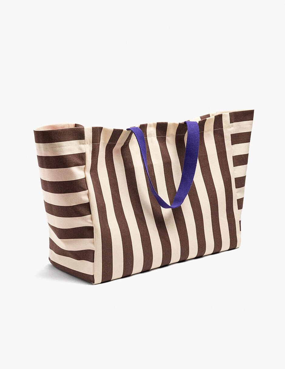Bolsa shopper de algodón para mujer 3