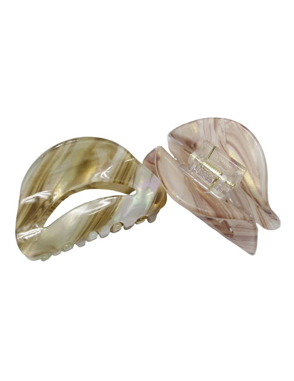 Pinza para el cabello de plástico