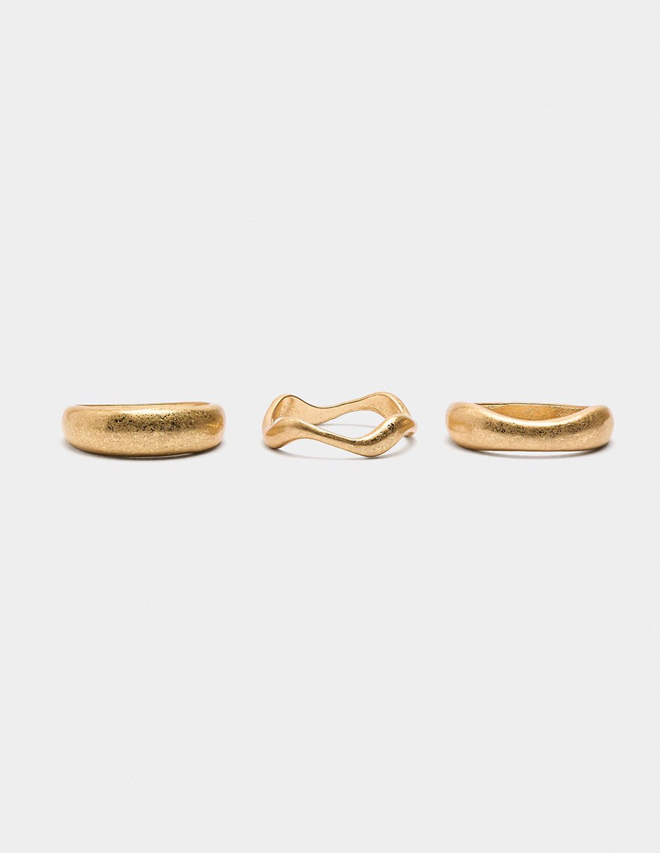 Anillo golden delicates de latón