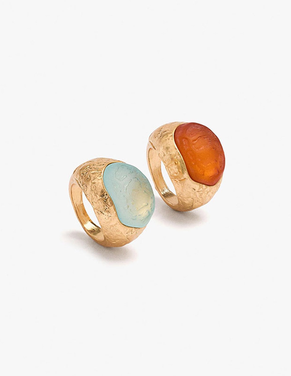 Anillo golden delicates de latón 2