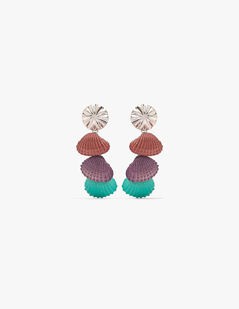 Aretes de hierro con acabado mate