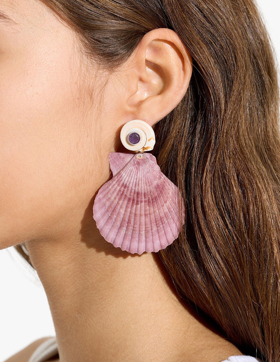 Aretes de hierro con acabado mate 3