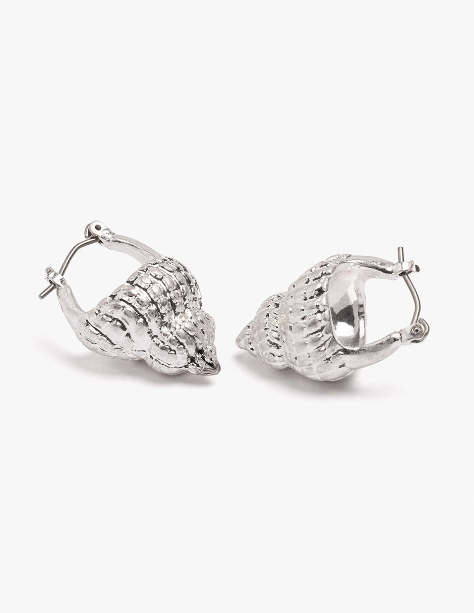 Aretes de hierro con acabado mate 2