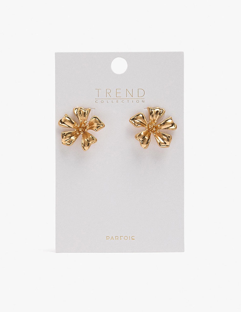 Aretes de hierro con acabado mate 3