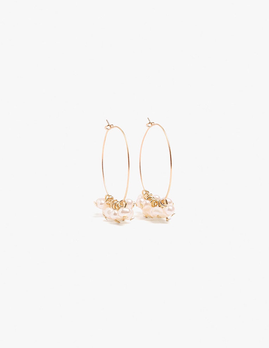Aretes de hierro con acabado mate