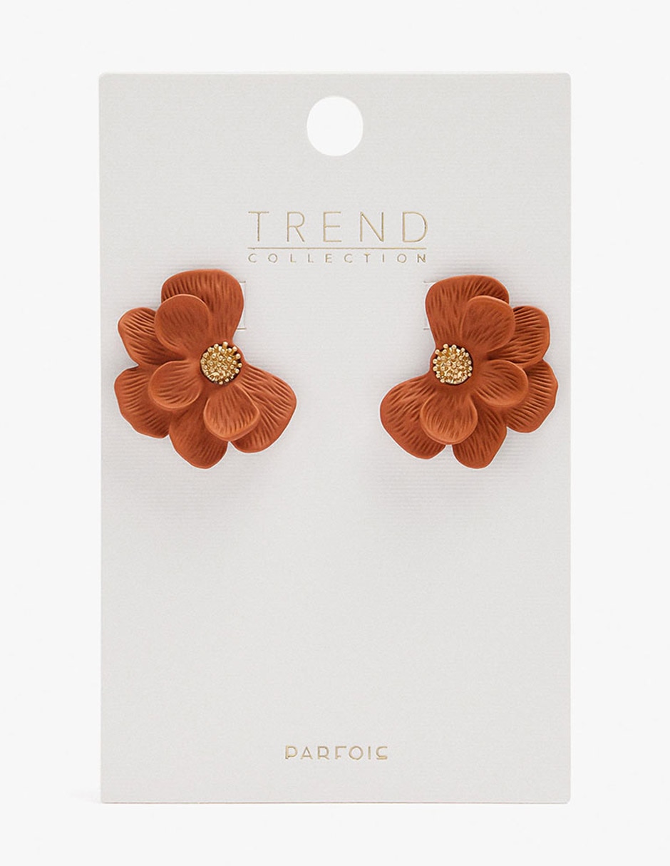 Aretes de hierro con acabado mate 3