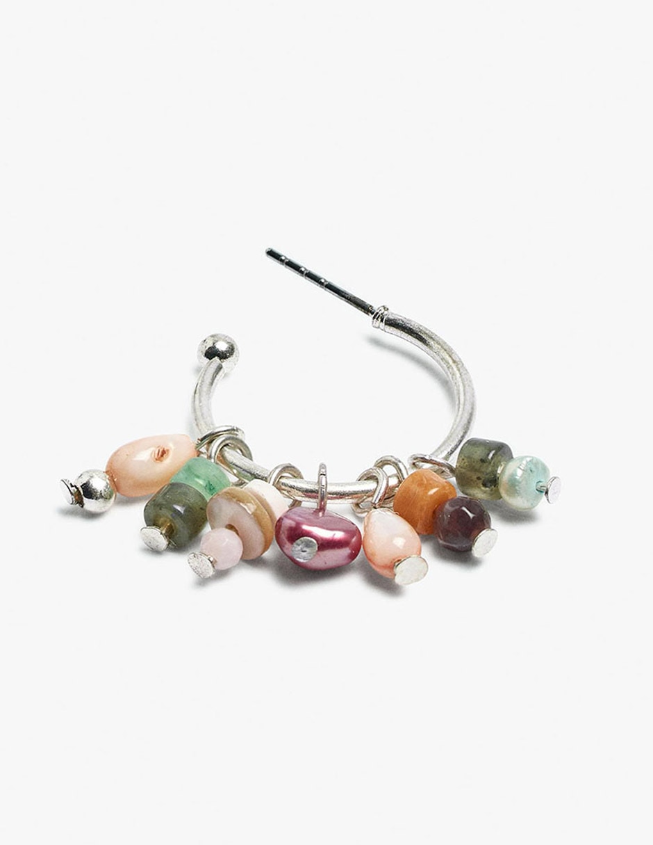 Aretes de hierro con acabado mate 2