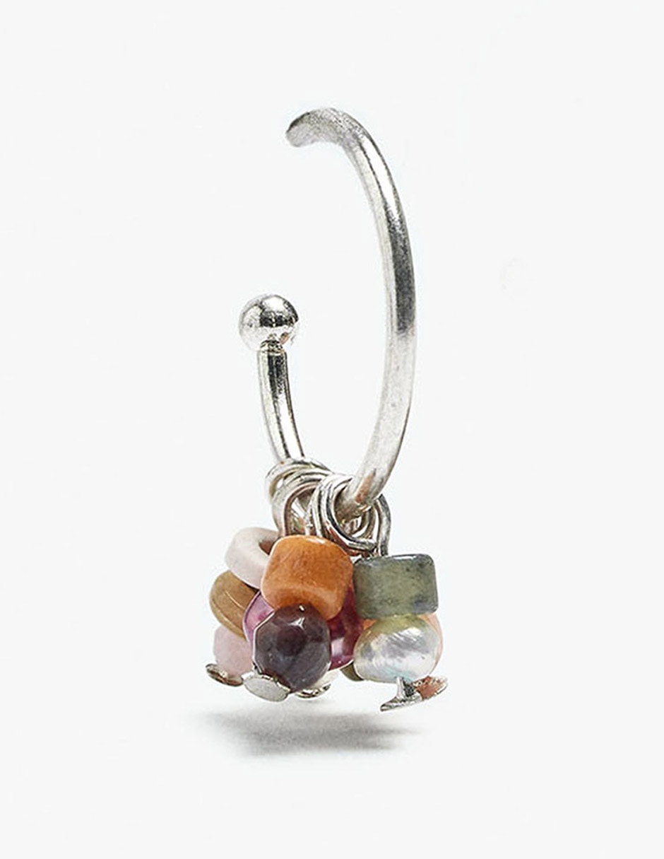 Aretes de hierro con acabado mate 3