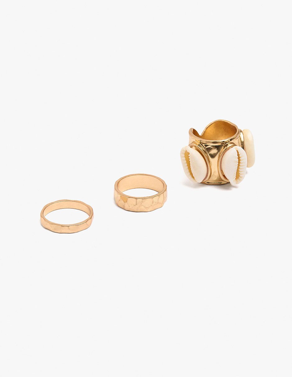 Anillo golden delicates de latón 3